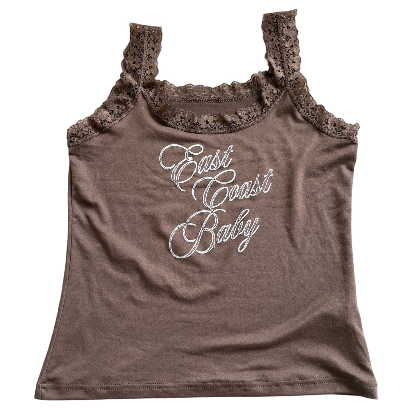 East Coast Baby Brown Lace Tank
