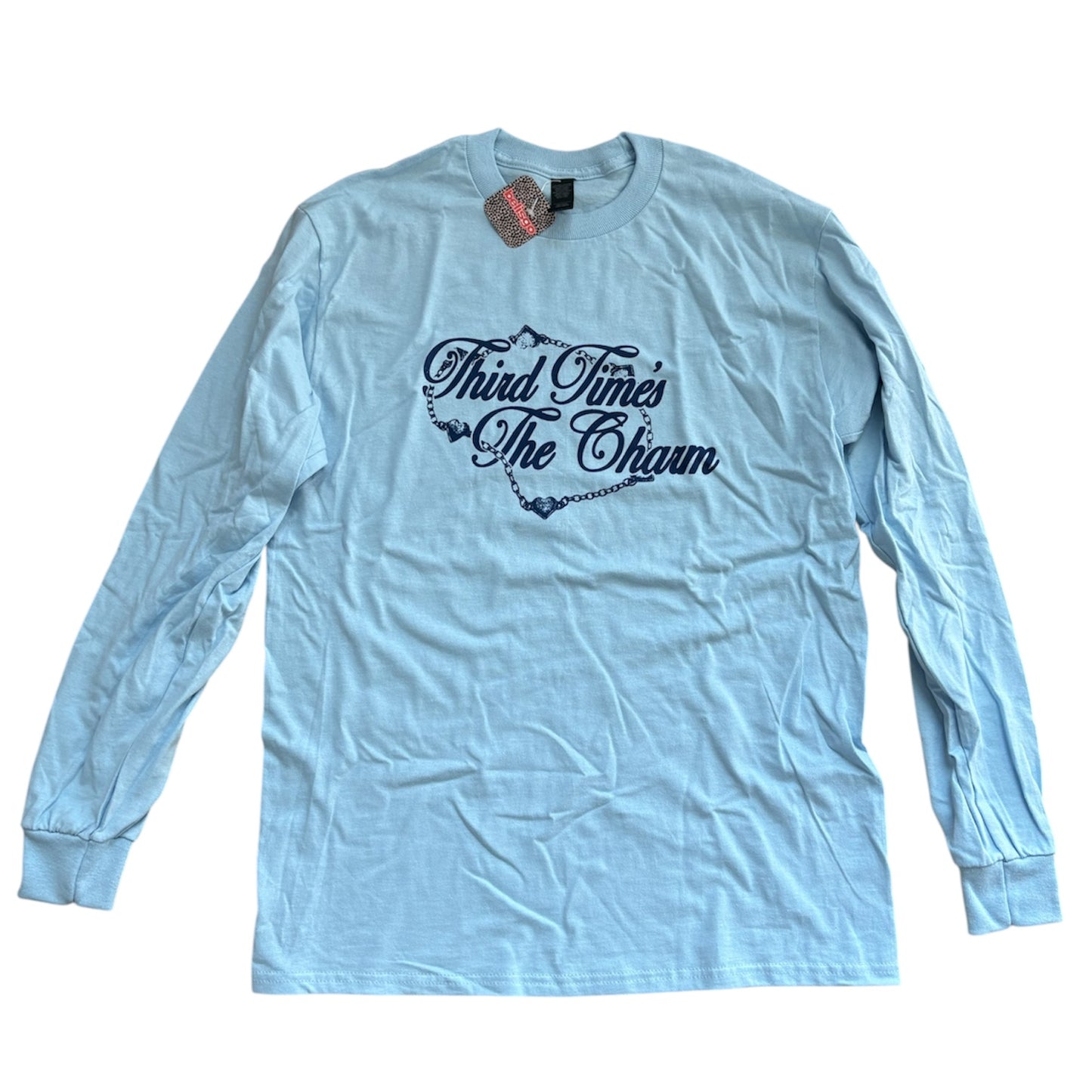 Charm Graphic Blue Longsleeve T-Shirt