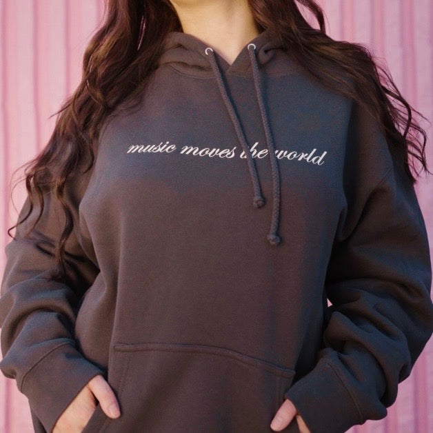 music moves the world hoodie
