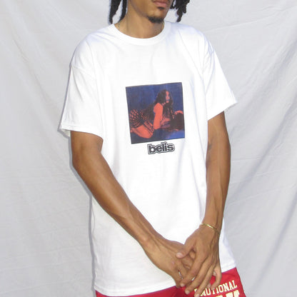 Guitar Graphic White T-Shirt