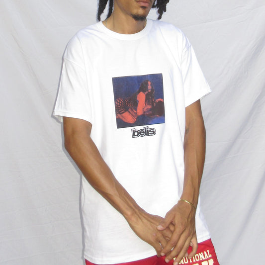 Guitar Graphic White T-Shirt