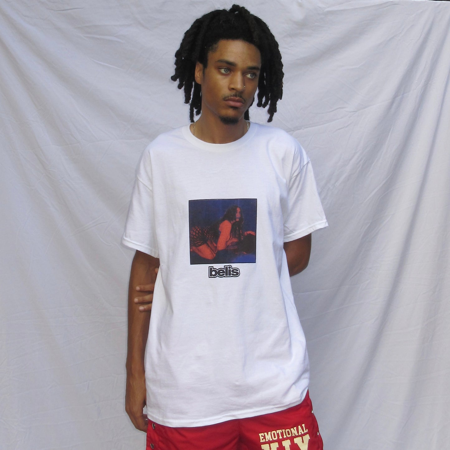 Guitar Graphic White T-Shirt