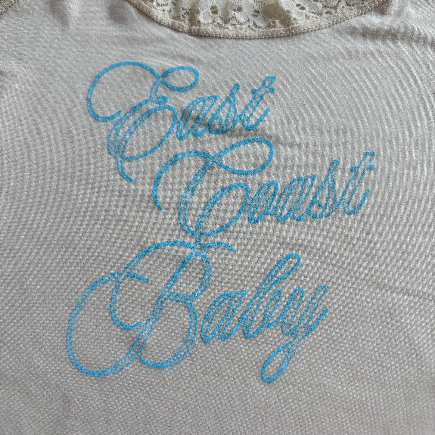 East Coast Baby Yellow Lace Tank
