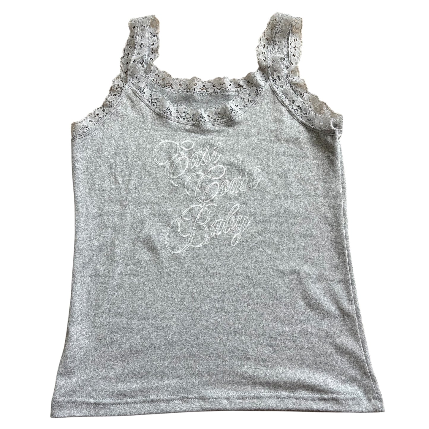 East Coast Baby Grey Lace Tank