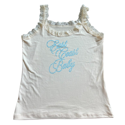 East Coast Baby Yellow Lace Tank