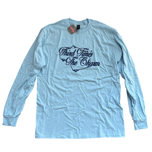 Charm Graphic Blue Longsleeve T-Shirt